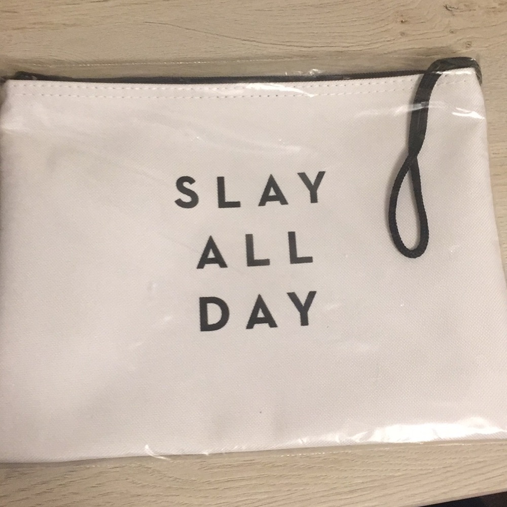 Slay All Day Zip Clutch